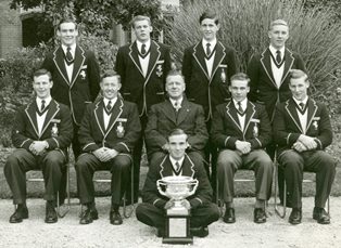 1st Boys VIII 1957, APS Head of the River winners.